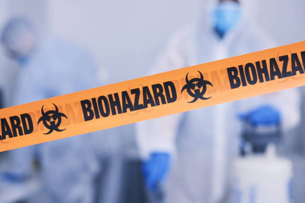 Professional Blood Cleanup technician working in South Vienna, OH
